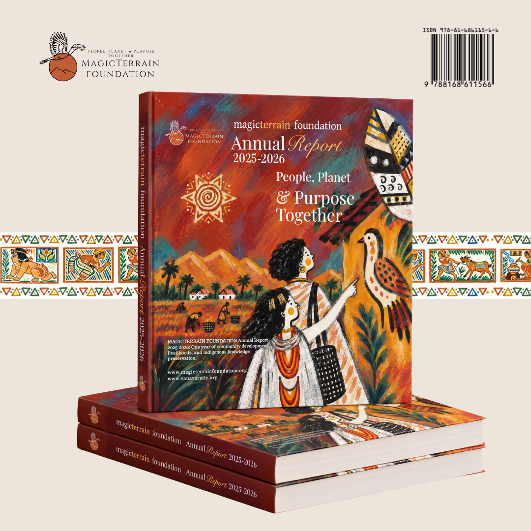MAGICTERRAIN Foundation Annual Report 2025–2026 printed cover