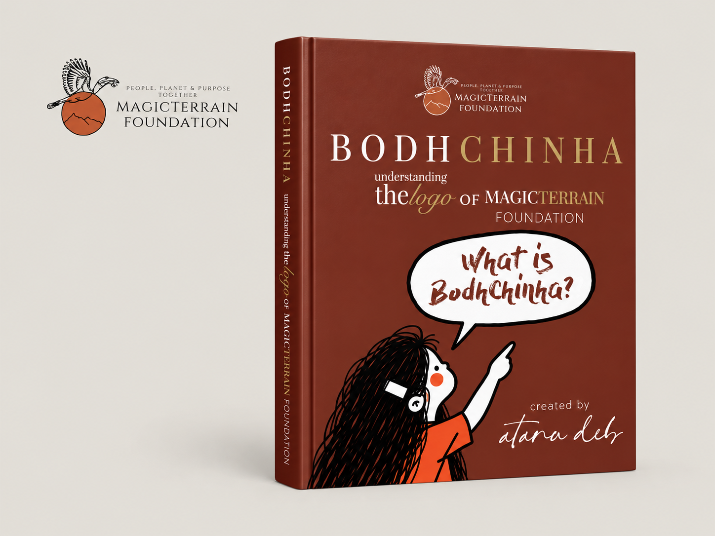 BODHCHINHA — Understanding the logo of MAGICTERRAIN Foundation, a book created by Atanu Deb