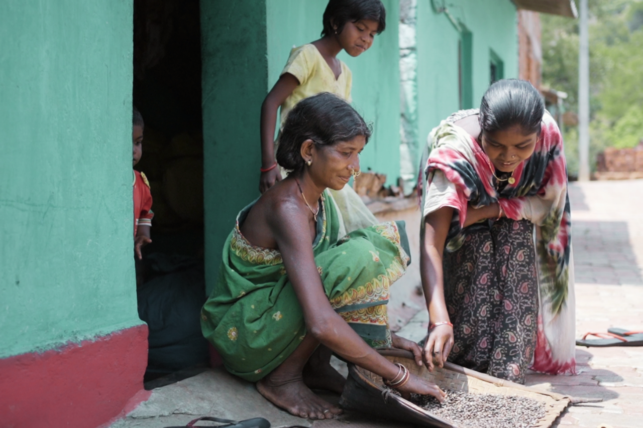 services-02 Portrait of an indigenous Odia woman in traditional attire, showcasing vibrant cultural jewelry and headgear.